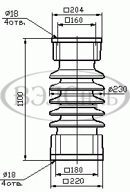 Изолятор ИОС-110-1250 М