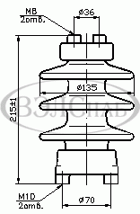 Изолятор С4-80 II