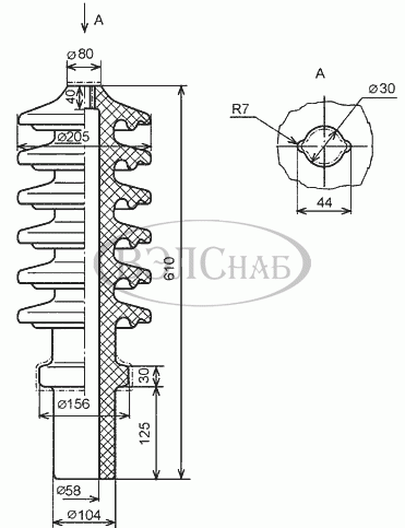 Изолятор ИПТ-35/1000.Б01