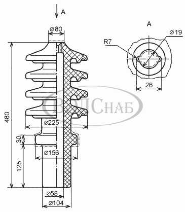 Изолятор ИПТ-35/ 400.А01